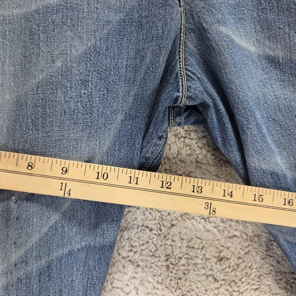 Vintage Levis Engineered Jeans Mens 34x32 Blue Twisted Buckle Back Flap Pockets